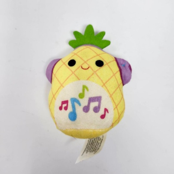 Squishmallows Maui Pineapple Plush‎ with Headphones Stuffed Animal Toy - Picture 1 of 2